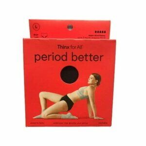 Thinx For All Period Better Super Absorbency Period Brief Size L mlt151423afa